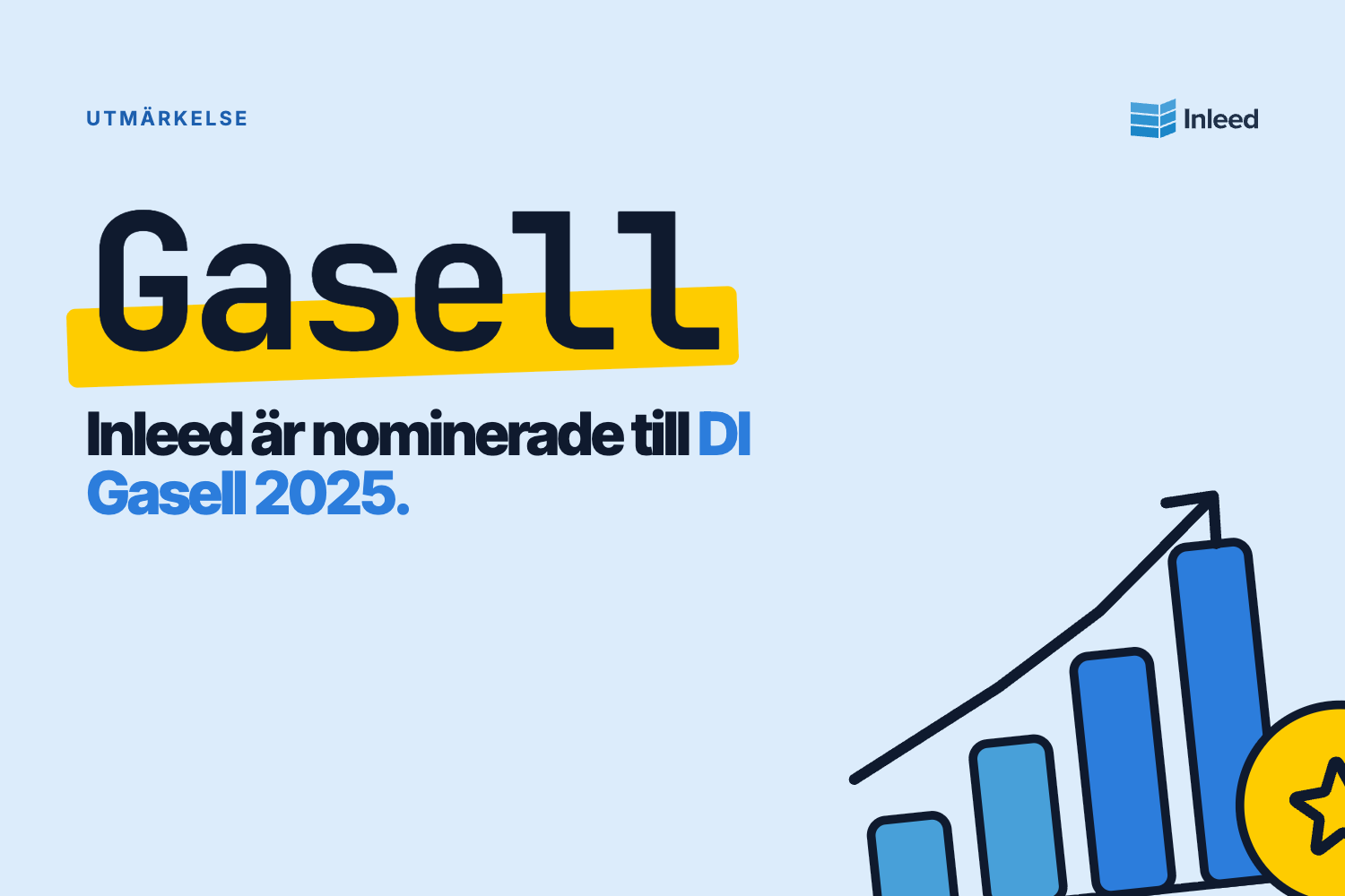 Inleed nominerade till DI Gasell 2025